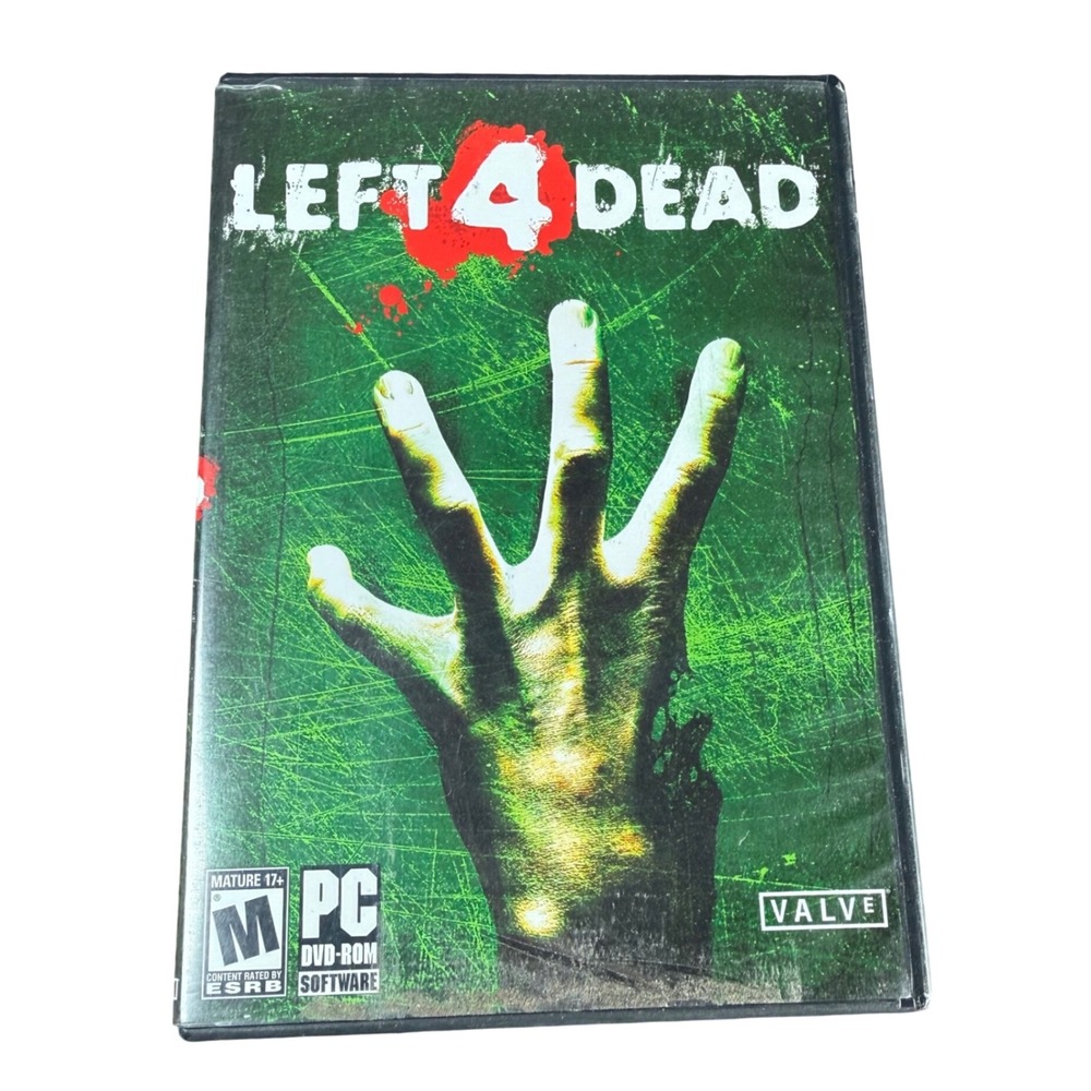 Valve Left 4 Dead PC DVD-ROM Game Green Zombie Shooter Horror Classic Complete